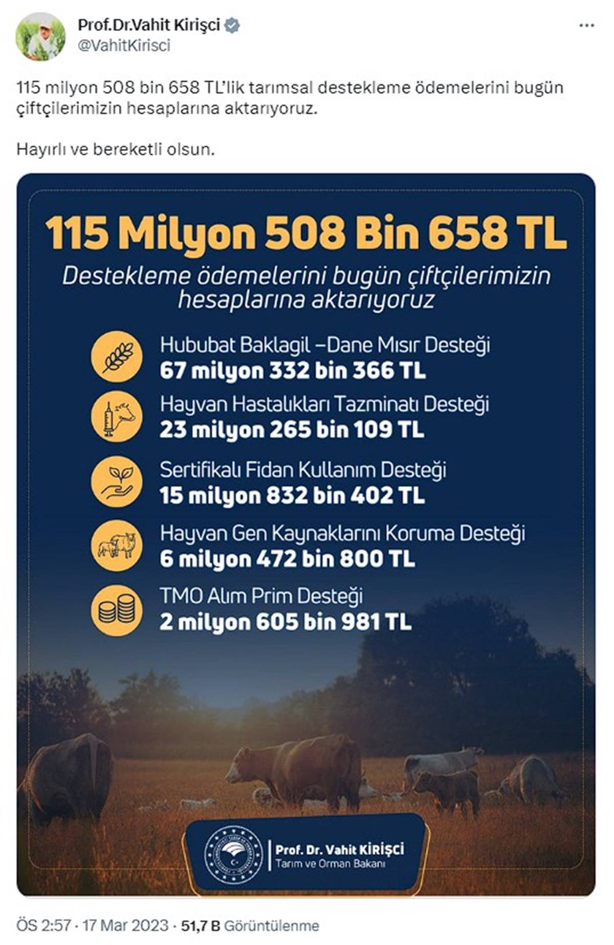 vahit-kirisci-tarim-destek-odemesi