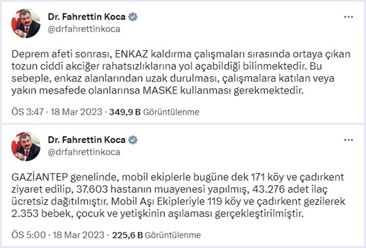 fahrettin-koca-enkaz-maske-uyarisi