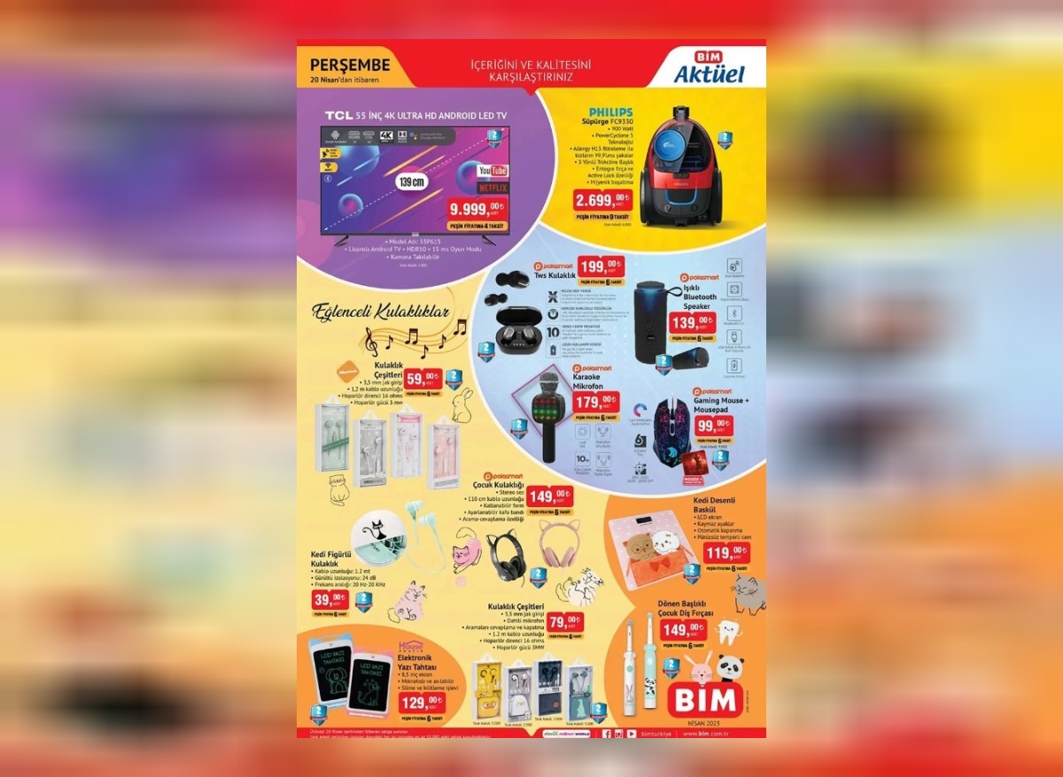 20 nisan BİM'de inanılmaz ürünler