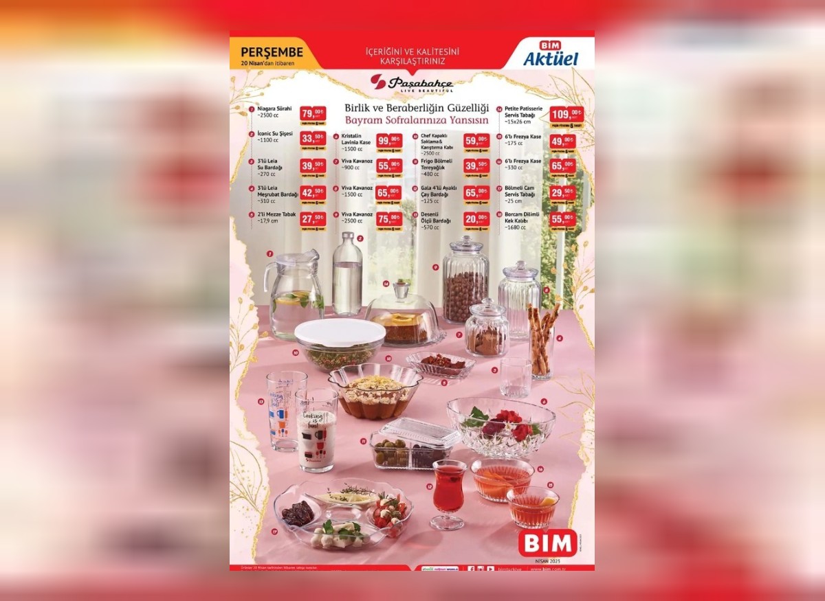 20 nisan BİM'de inanılmaz ürünler