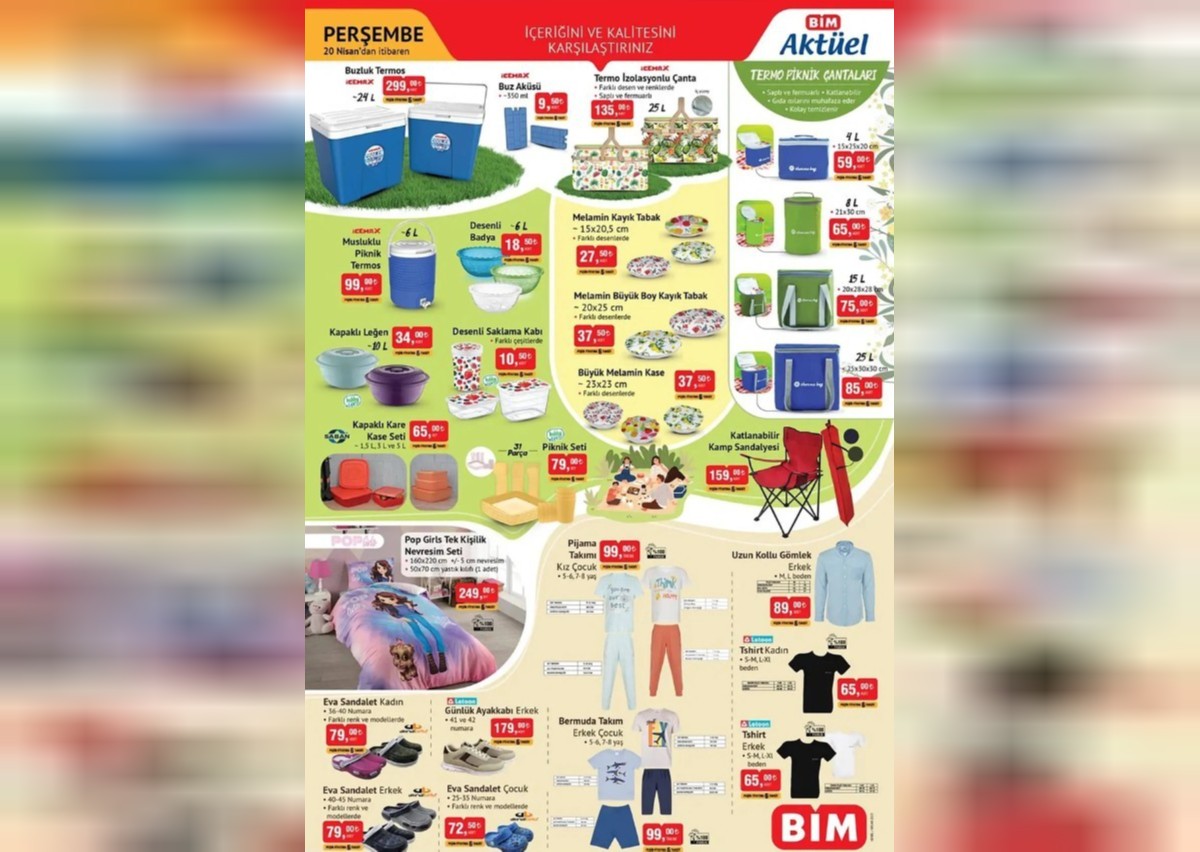 20 nisan BİM'de inanılmaz ürünler