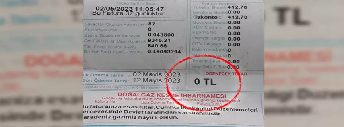 doğalgaz bedava