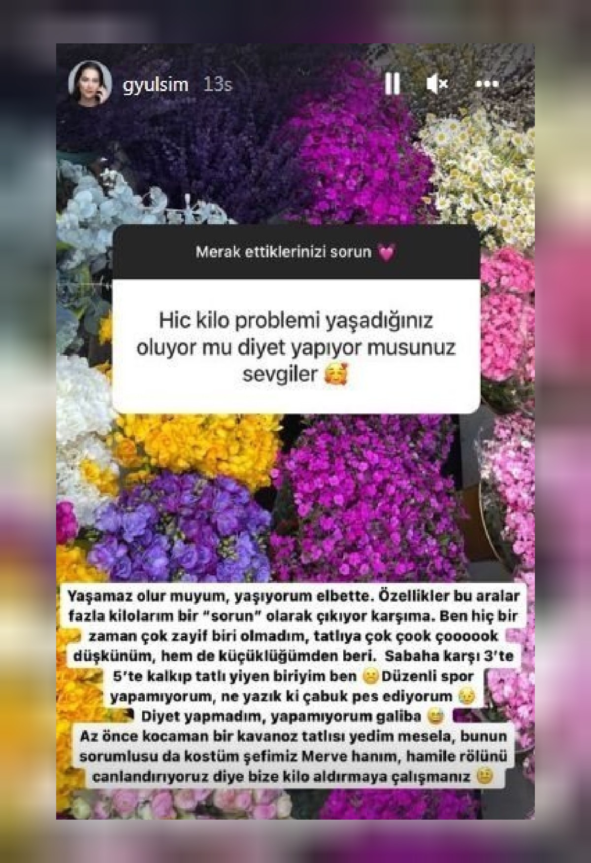 Gülsim Ali diyet sırrı