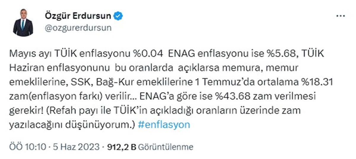 ozgur-erdursun-memur-emekli-maasi-zammi