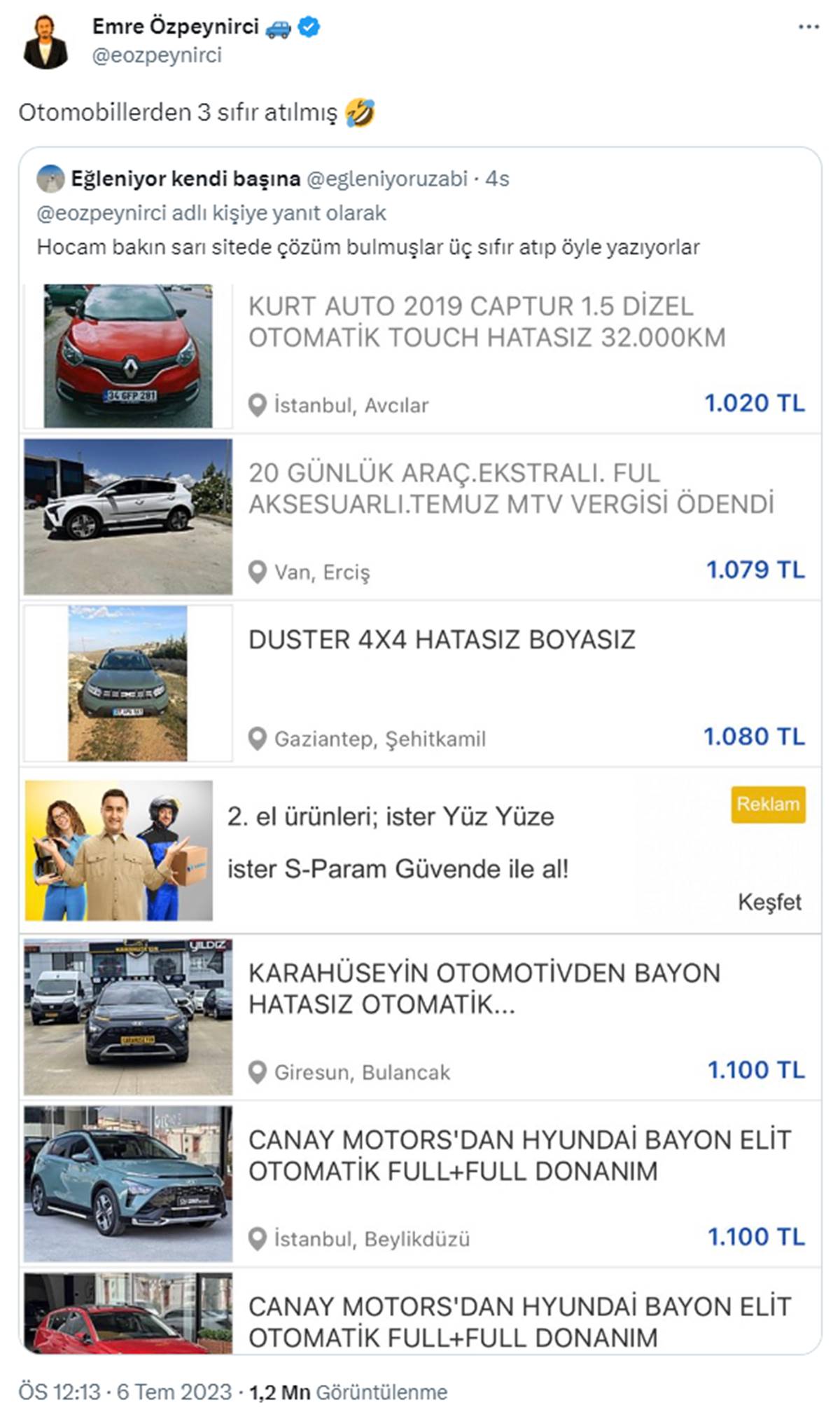 emre-ozpeynirci-otomobil-fiyatlari