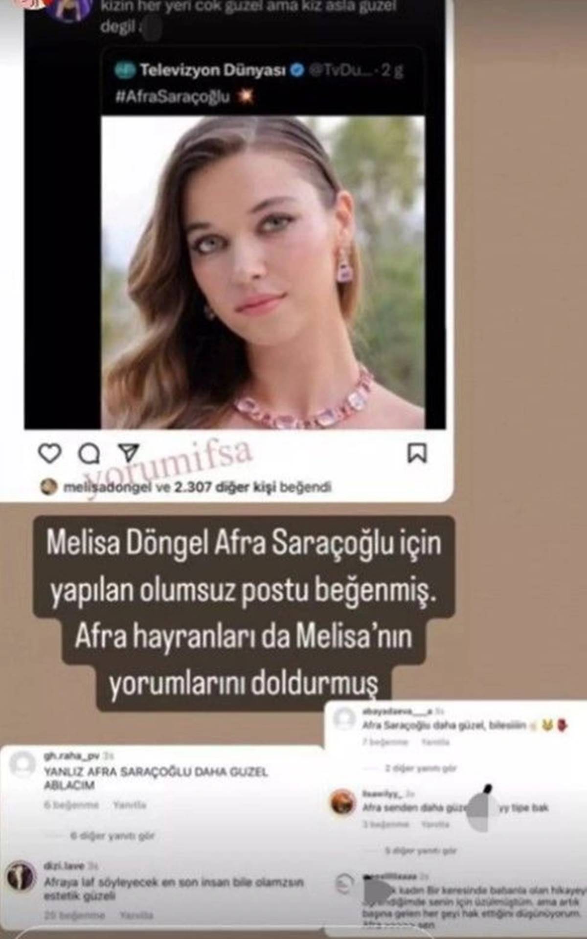 afra-saracoglu-melisa-dongel-kavga