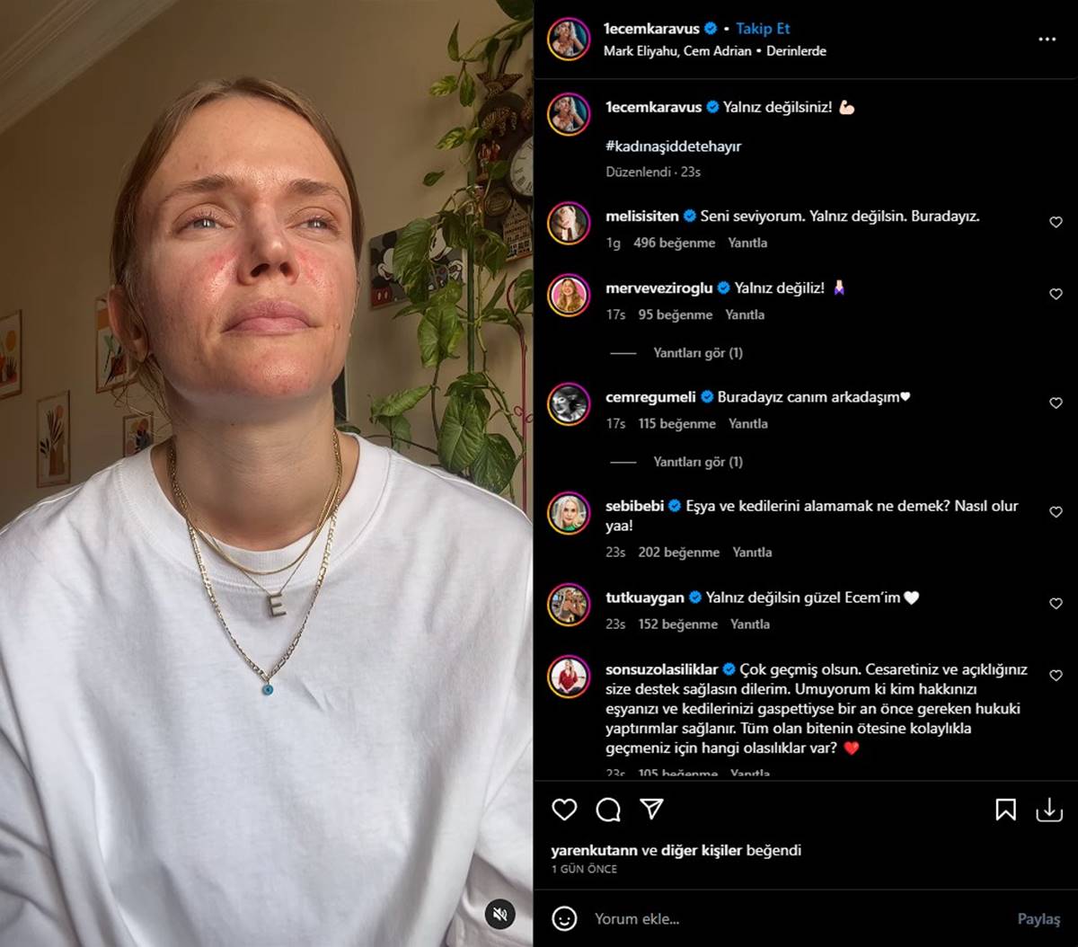 ecem-karavus-siddete-maruz-kaldigini-soyledi