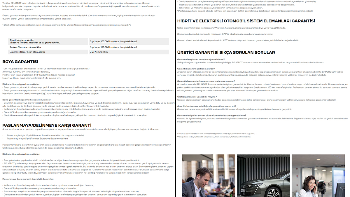 peugeot-turkiye-garanti-kapsami