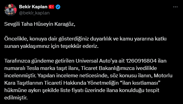 bakanlik-tesla-fahis-fiyat-aciklmasi