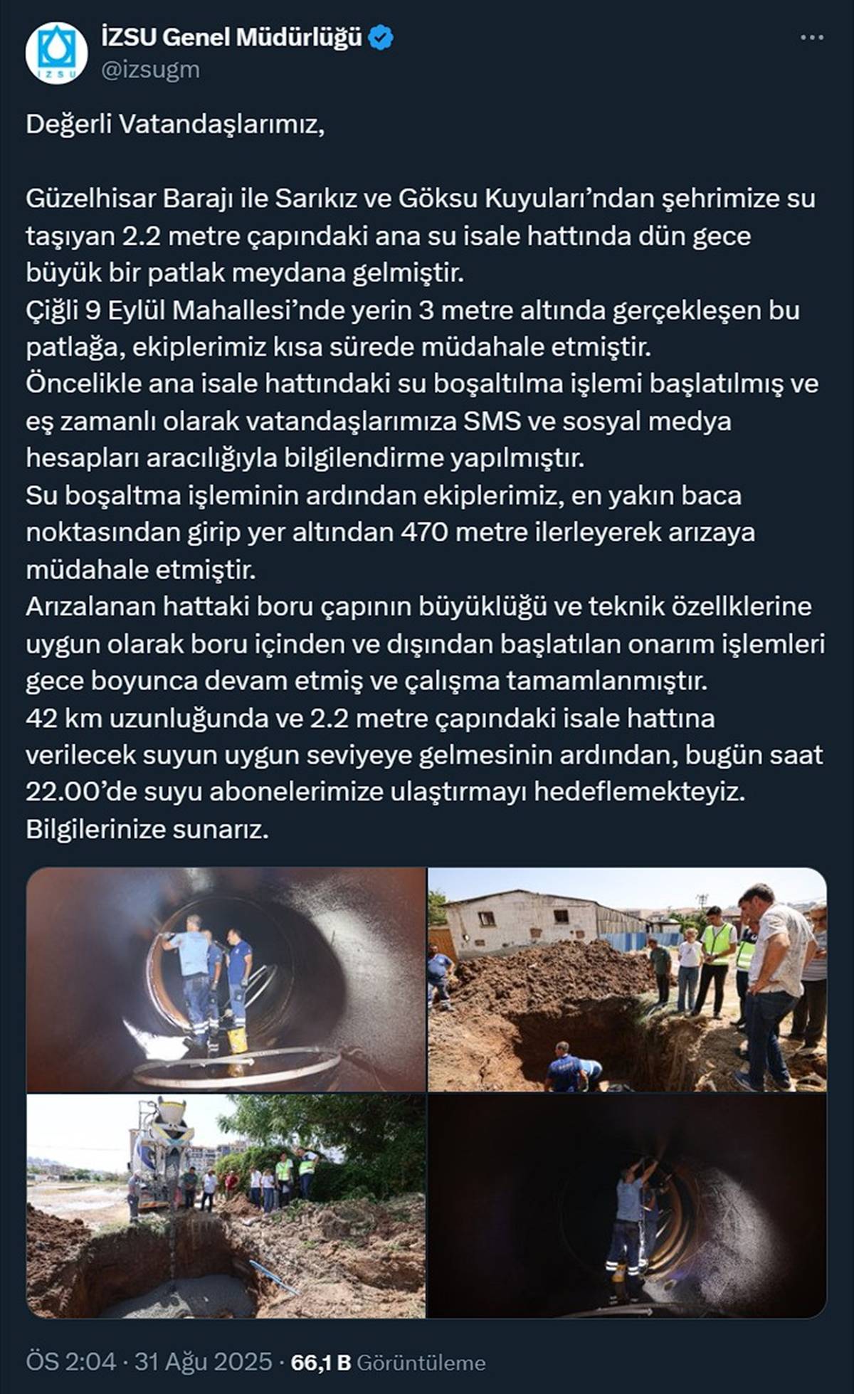 izmir-su-kesintisi-son-dakika